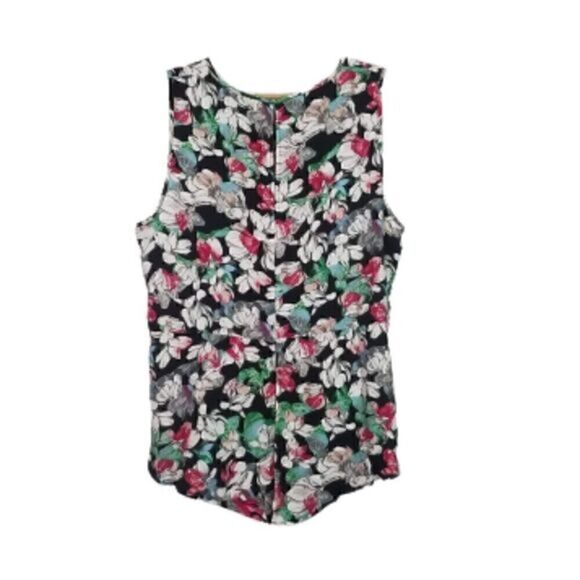 BCBG Maxazria NWT Flowy High-Low Sleeveless Floral Top - Picture 7 of 10